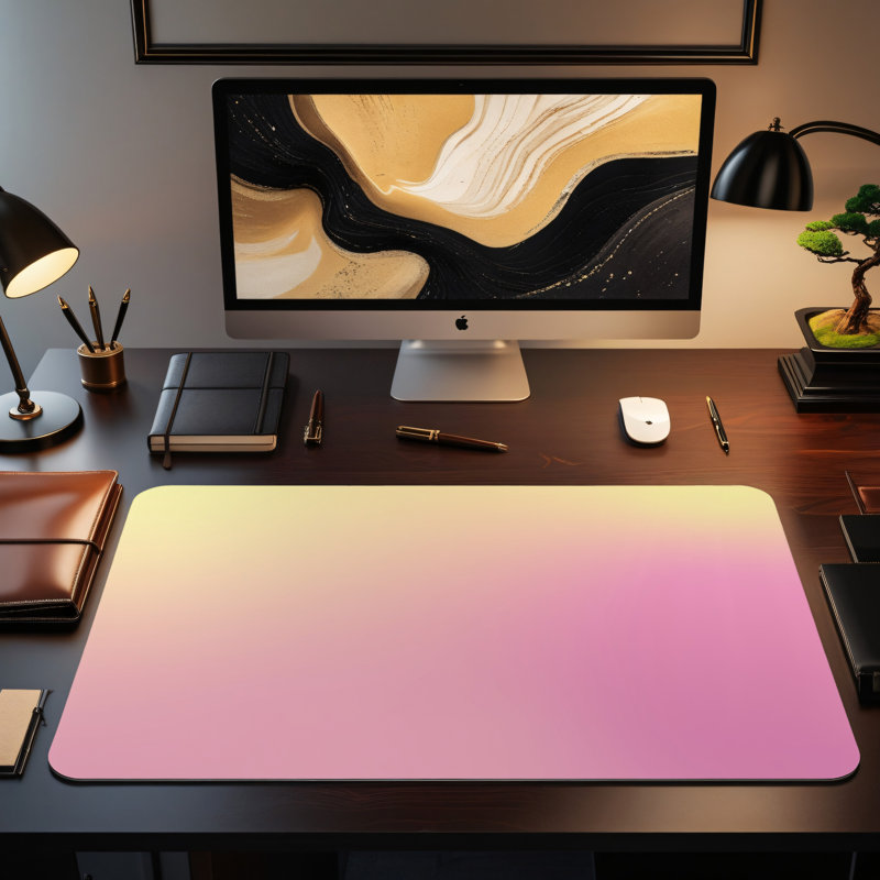 Polyester Desk Pad, 31.5x15.5