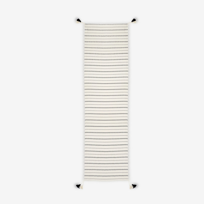 Brower Linen Embroidered Runner