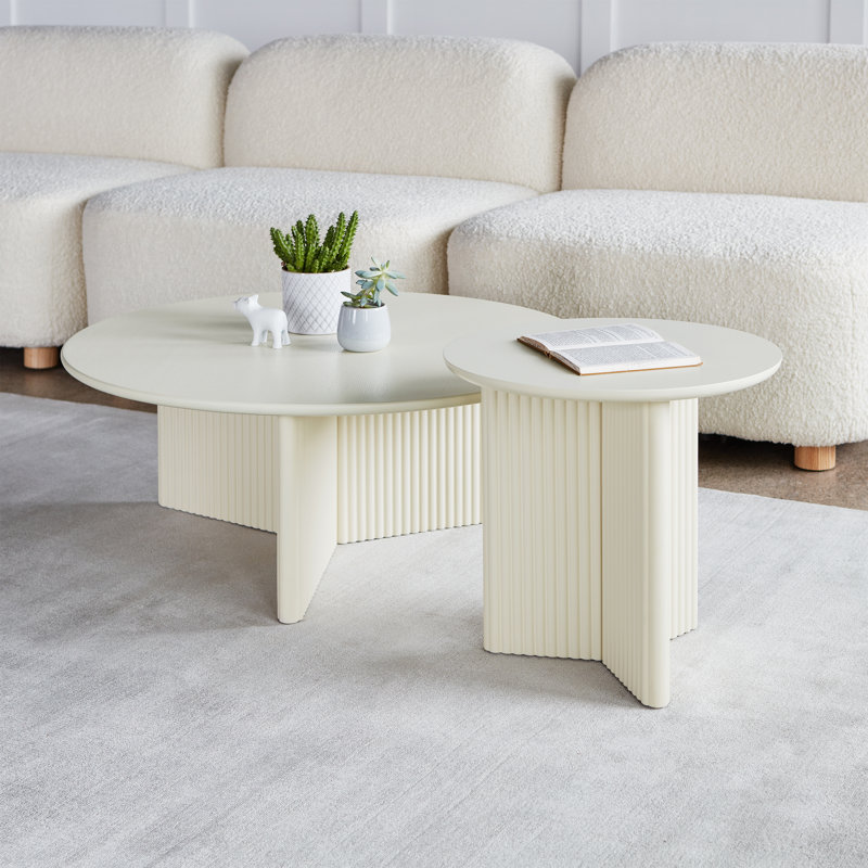 Odeon End Table, Pearl