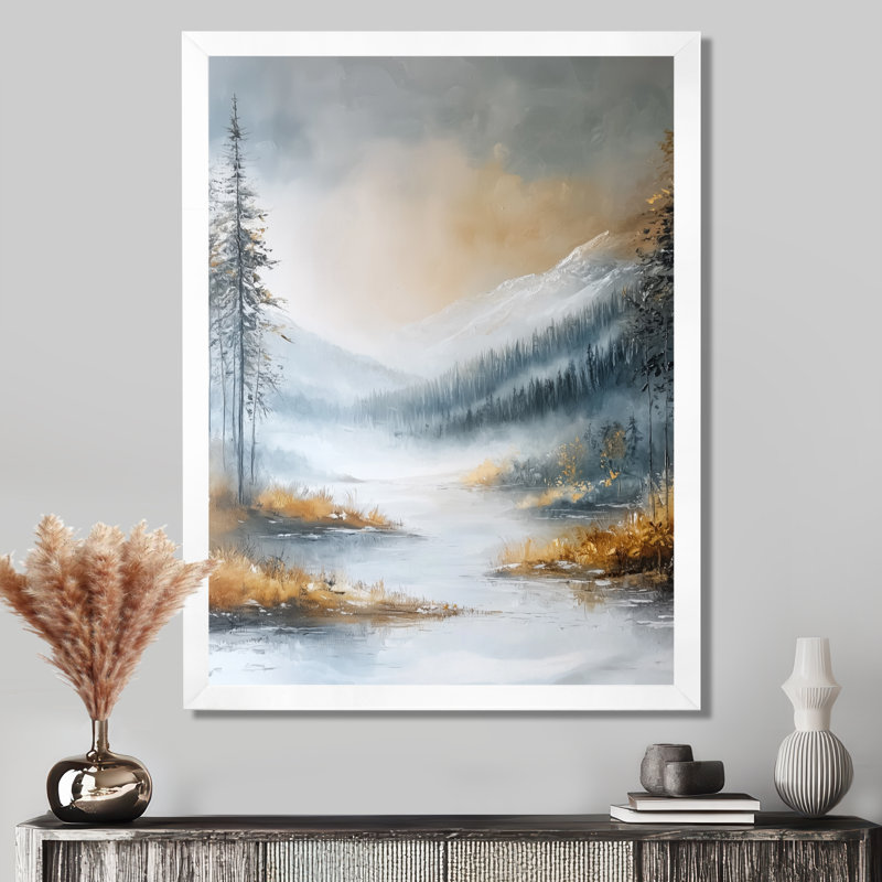 Guelsind - Reproductions d'art murales abstraites, 40" H x 30" W, Reproduction encadrée d'une seule photo, White