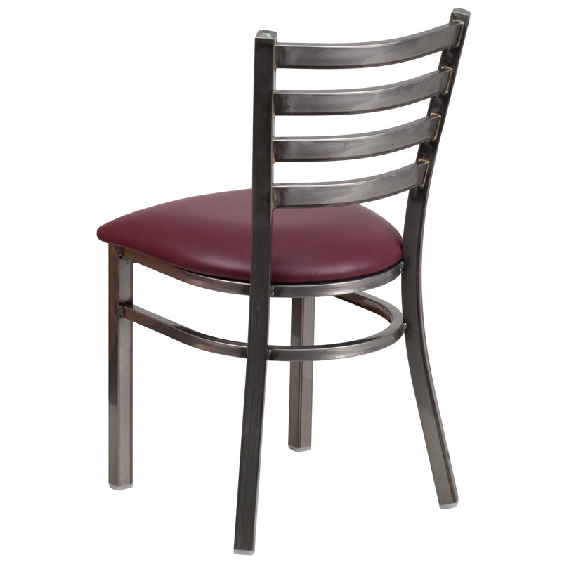 Chaise de restaurant Kendall, Transparent, Bourgogne