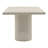 Kareem Outdoor Dining Table Light Gray