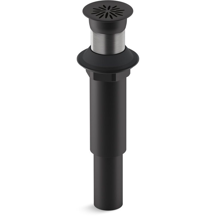 Decorative 1.25" Grid Bathroom Sink Drain Without Overflow