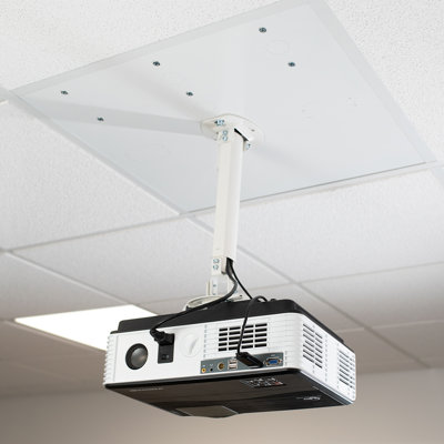 Support de plafond blanc Vivo pouvant supporter jusqu'à 29,7 lb