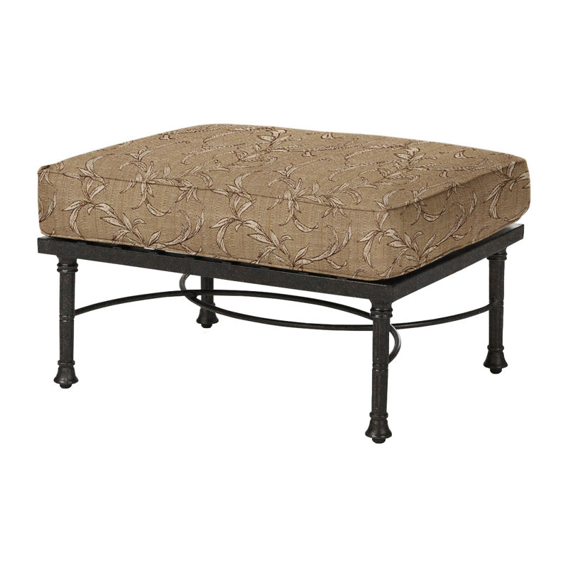 Florence Sectional Ottoman with Cushion, Bessemer, Desert Bronze