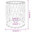 28cm H Lamp Shade in Brown