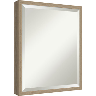 Alberto Brown Beveled Wall Mirror