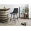 Iron Label Upholstered Bar Stool-106589278