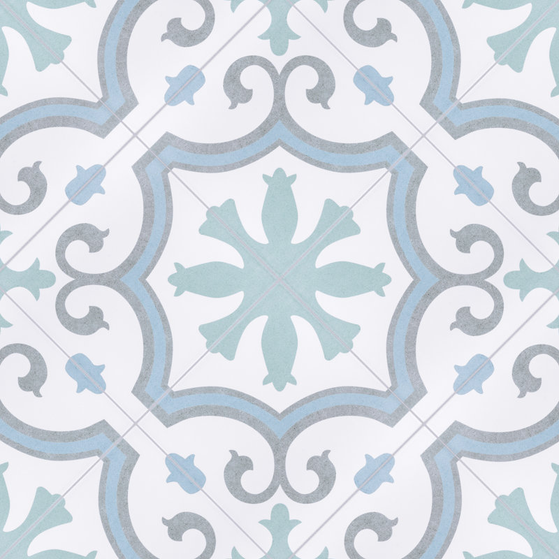 Carreau de porcelaine pour plancher et mur 9-3 / 4 po x 9-3 / 4 po Lacour