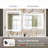 Adorna Frameless LED 3 Color Dimmable Lighting Bathroom Vanity Mirror, Memory Function, Anti-fog-1589724438