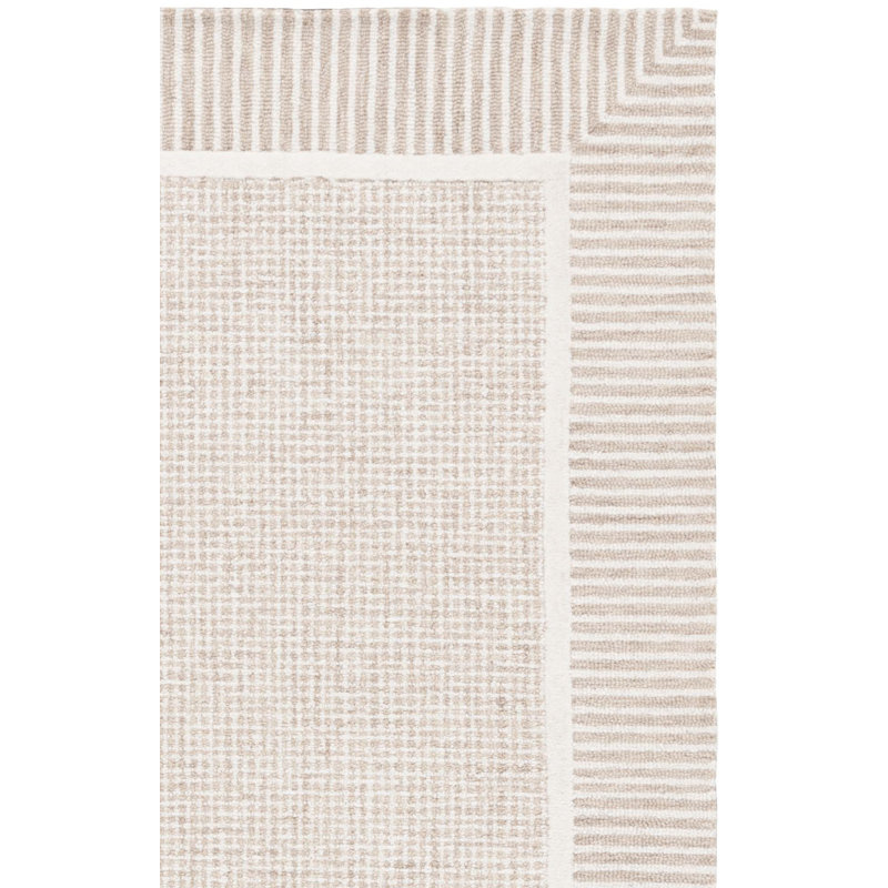 Tapis en laine touffeté à la main Pine, Rectangulaire 8 pi x 10 pi