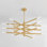 Strasbourg Chandelier in Vintage Brass