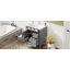 Meuble-lavabo simple 30 po avec plateau en résine Debbe-1136836209