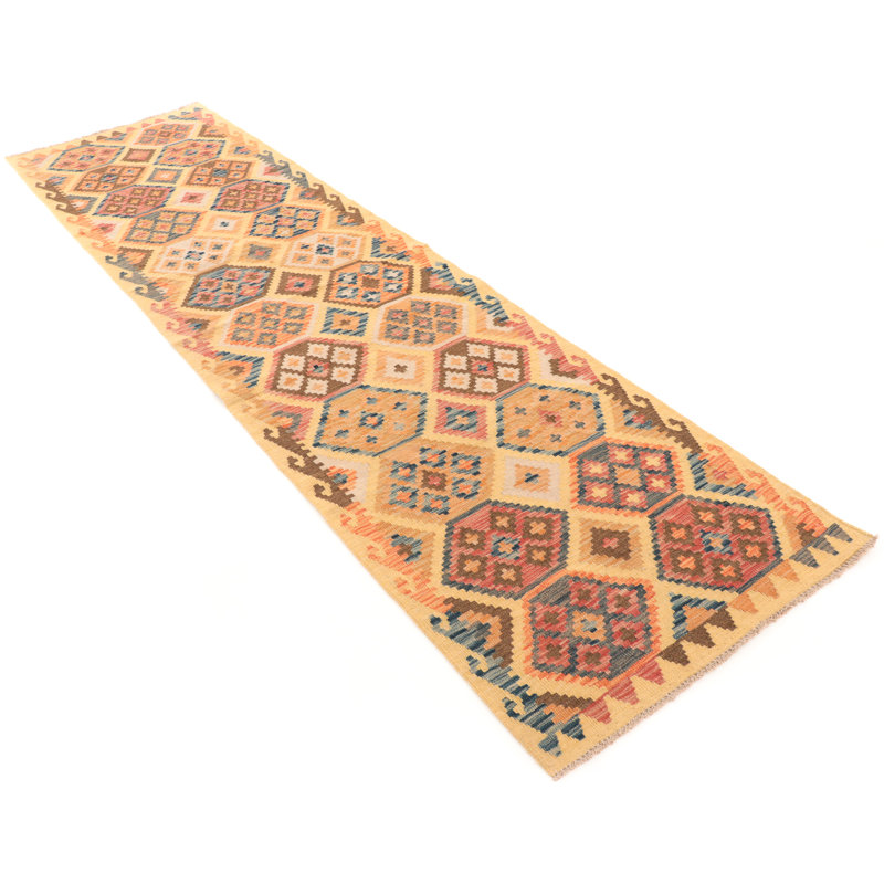 Runner 81 cm x 300 cm Wool Hand Woven Kilim