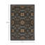 Tapis bleu / brun Hovis Southwestern-216433766