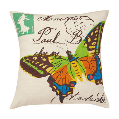 Amity Home Butterfly Flight Decorative Pillow