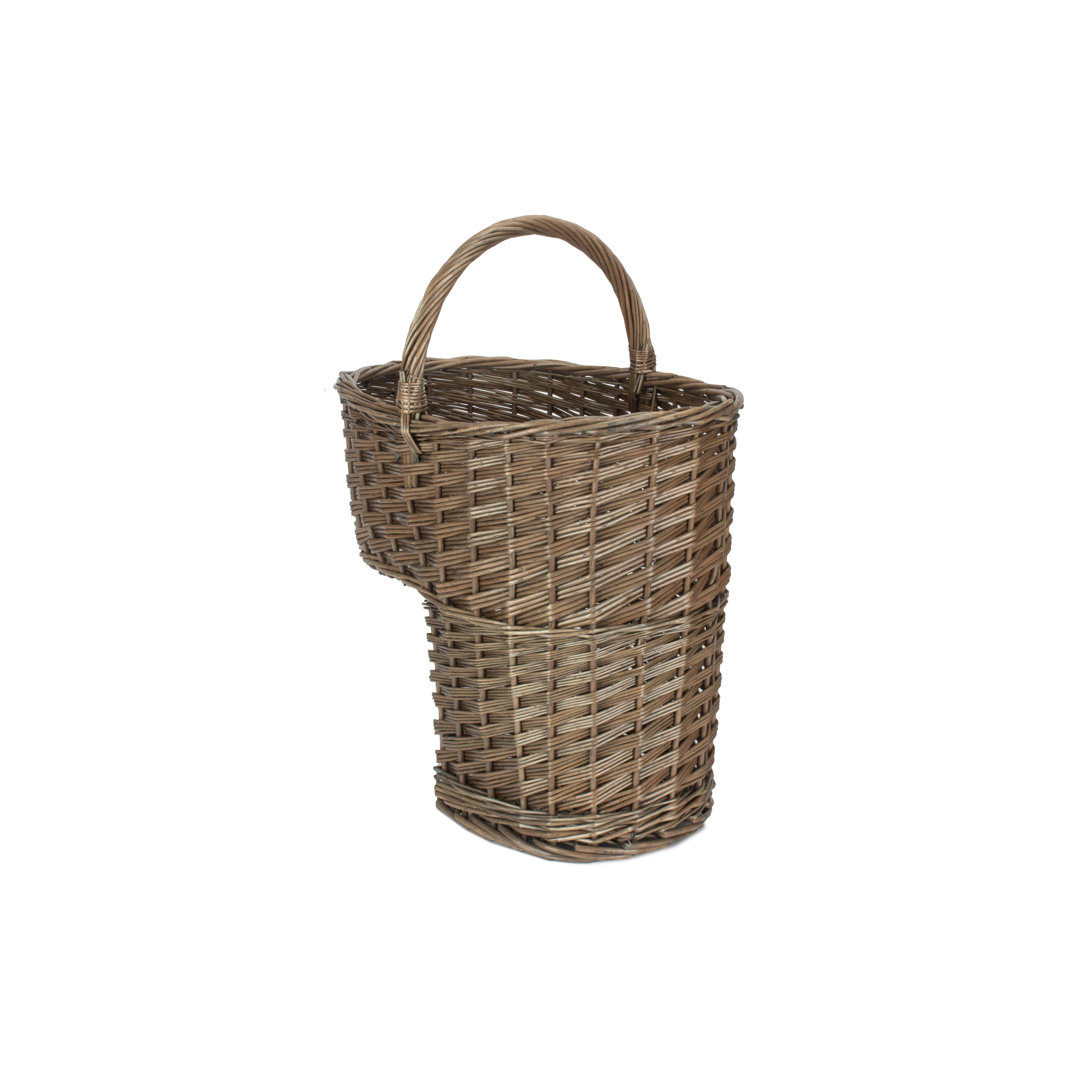 Wicker Stair Storage Basket