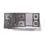 Plaque chauffante à deux brûleurs 60 po ILVE Professional Plus II II-1794006563-1794006569