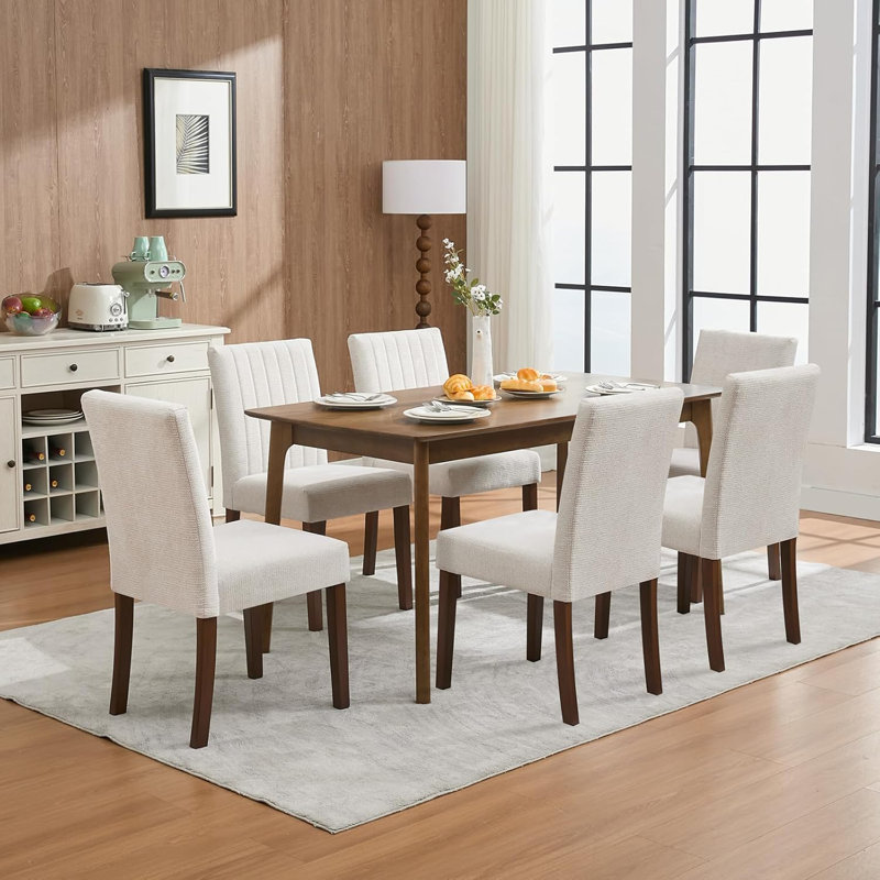 Upholstered Accent Chair, Beige