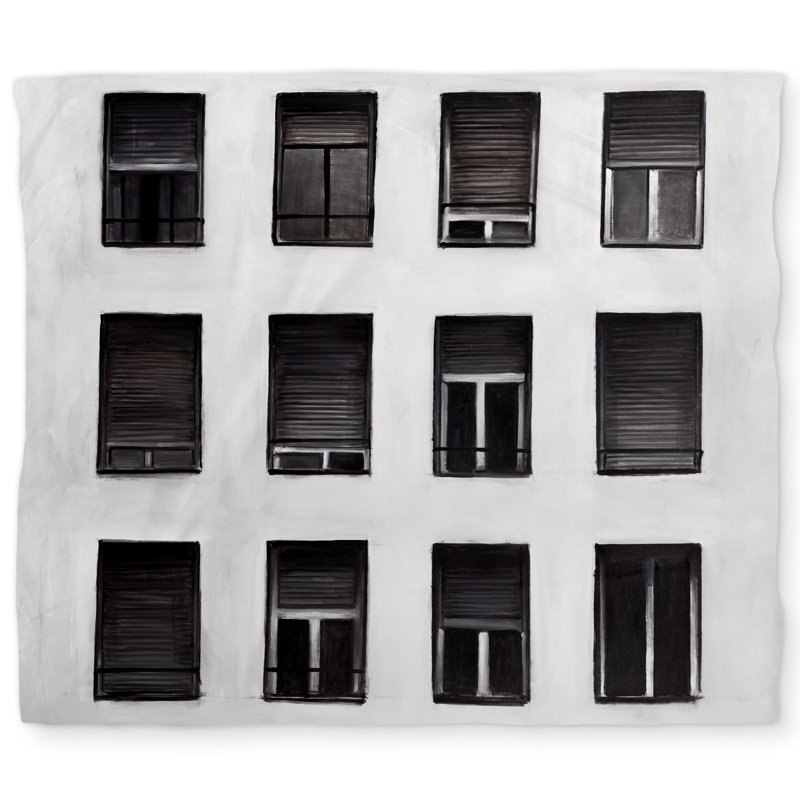 Windows Gray Architecture Duvet Cover | Home Decor Essentials
