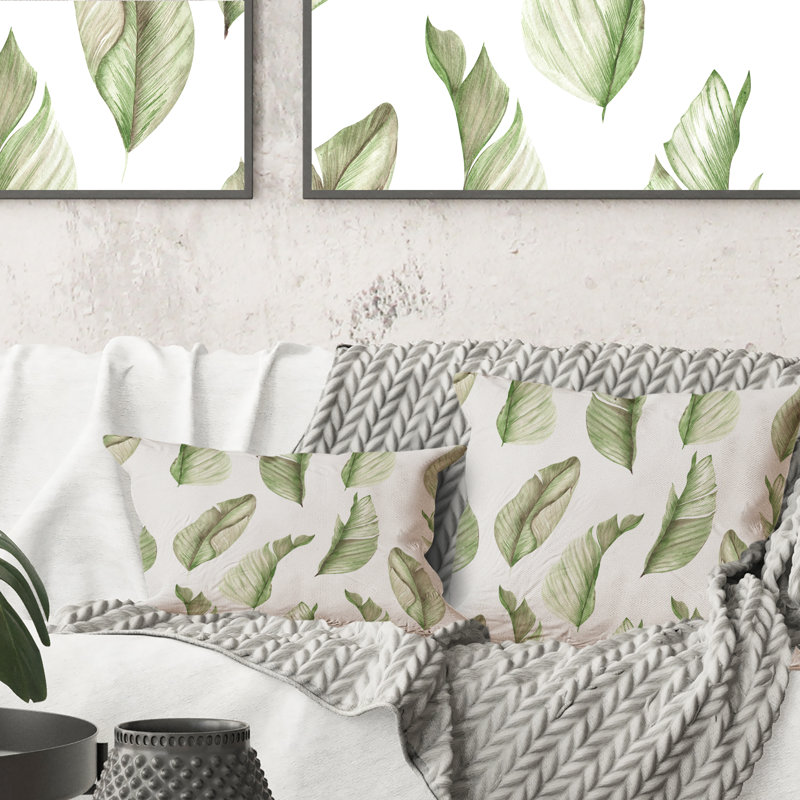 Floral Throw Pillow