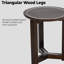 Ensemble de 3 tables gigognes en bois Avanti, tables d'appoint et de bout peu encombrantes, Avanti-1404280303