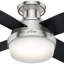 Ventilateur de plafond encastré à 4 pales à profil bas de 44 po avec lumières Dempsey-20702928