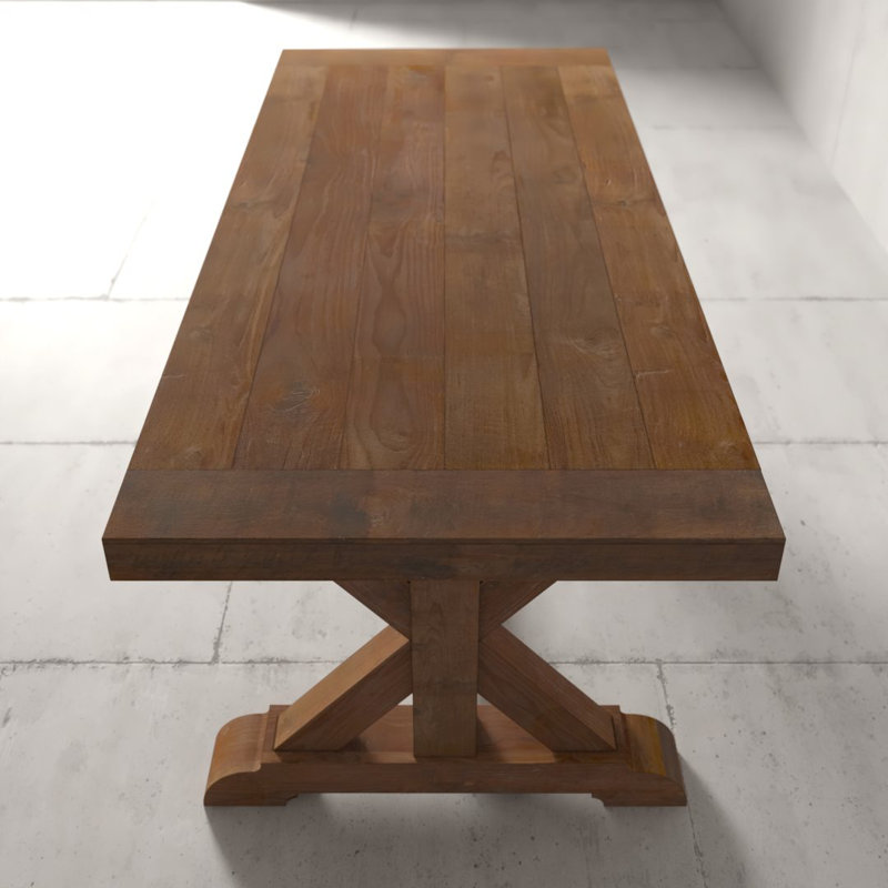 Table de salle à manger Madera, Naturel, L 98 po x l 39 po