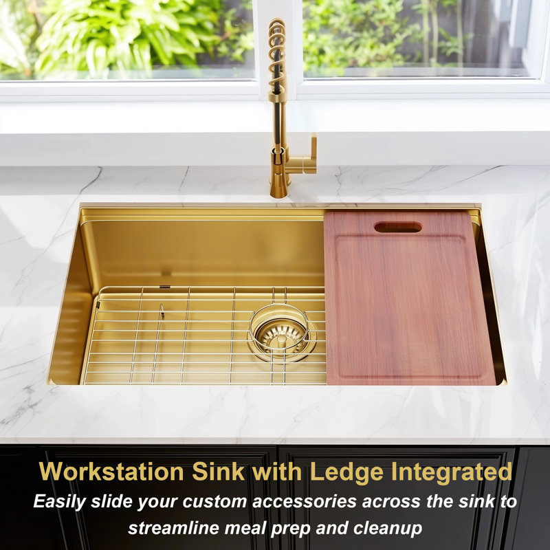 Premium Undermount Stainless Steel Kitchen Sink
