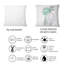 Carré, plante grasse maison - Coussin décoratif à imprimé traditionnel-60158383