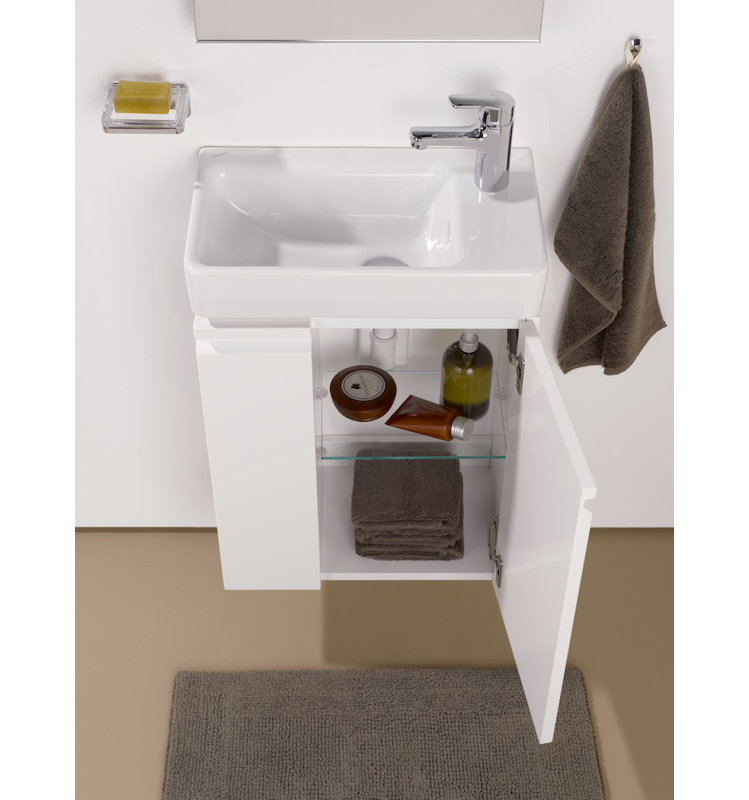 Laufen PRO S 18.89'' L Bathroom Sink, Single Hole, Right