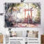 Bouddha chuchotant la lumière du bouddhisme I - ensemble d'impression d'art mural bouddhisme-663970199-663970198-663970193