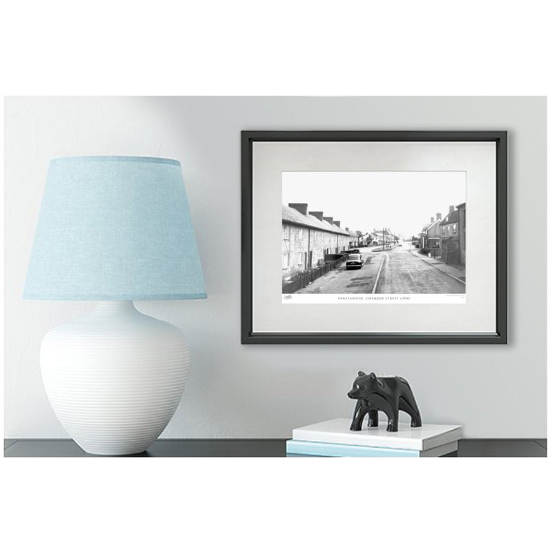 Fenstanton, Chequer Street C1955 by Francis Frith - Single Picture Frame Print, 60cm H x 80cm W x 2.3cm D