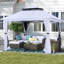 Pavillon de jardin MASTERCANOPY avec murs grillagés et toit ventilé-134442160-61086847