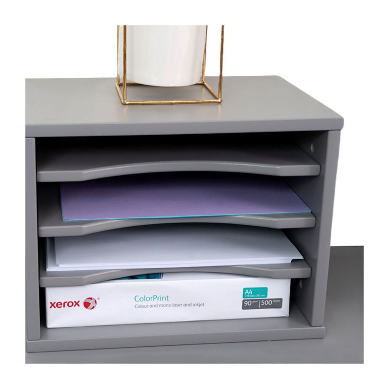 Babb Wood Stackable Paper Organizer