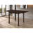 Cappuccino Dining Table with Drop Extension Leaf