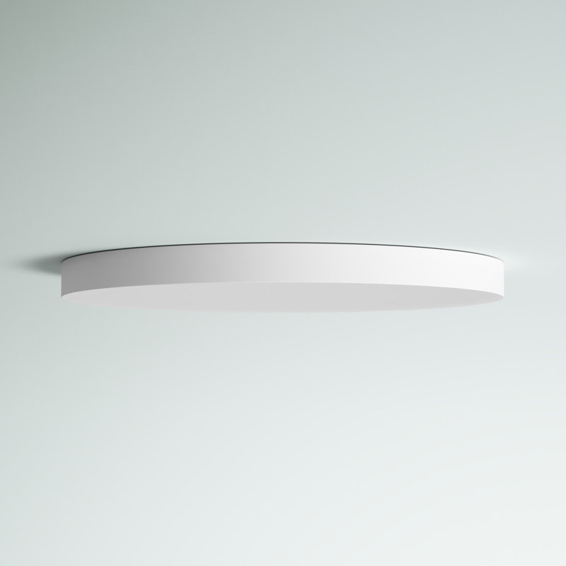 Plafonnier encastré à DEL 1 lumière Warrenton, Blanc