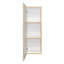 Armoire à pharmacie à porte simple H 38 po, trois tablettes-1388748830