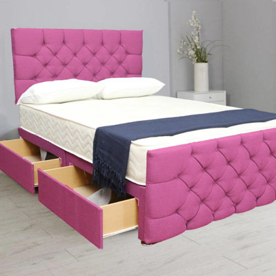 Adelean Divan Bed with Mattress