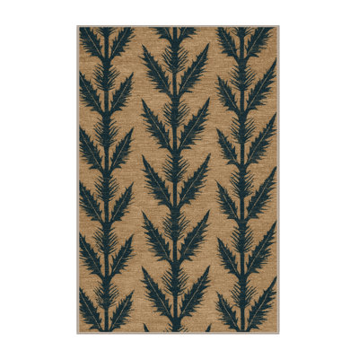 Washable Cardoon Vegetables Area Rug