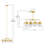 4 - Light Dimmable Sputnik Modern Linear Chandelier-509103576-499618727