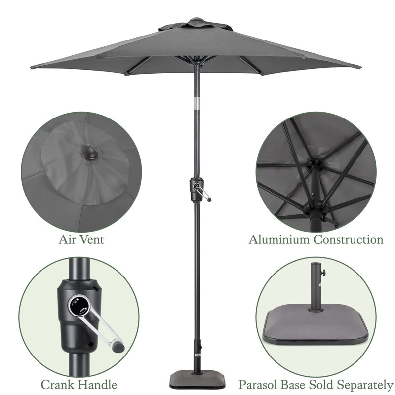 Caaliyah 4kg Umbrella Base, Grey