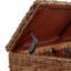 Coffre de rangement tissé en osier de rotin