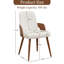 Chaise rembourrée en bois massif Carman-585278057