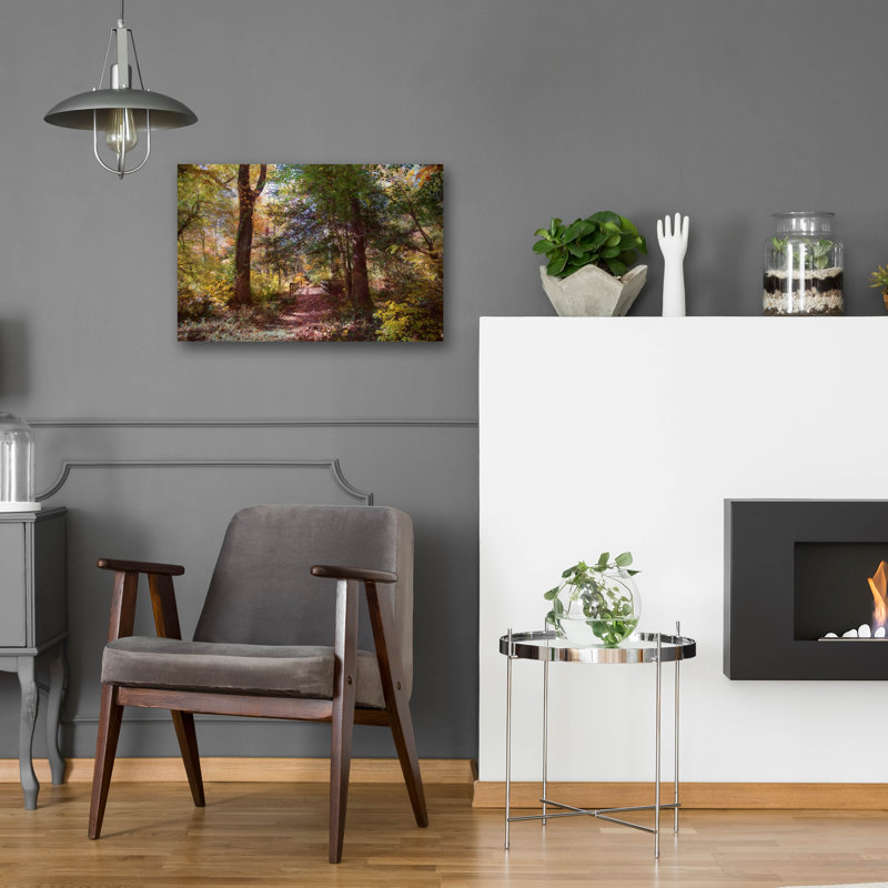 «Berlin Park» par John Rivera, art mural en verre acrylique, H 16 po x l 24 po x P 0,2 po