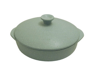 Symple Stuff Round, Grey Stone, 7.5cm H x 29.5cm W x 29.5cm D