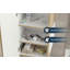 Magna Medicine Single Door Cabinet, Three Shelves, Natural Oak / White -Bathroom