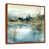 Cadre flottant brun
