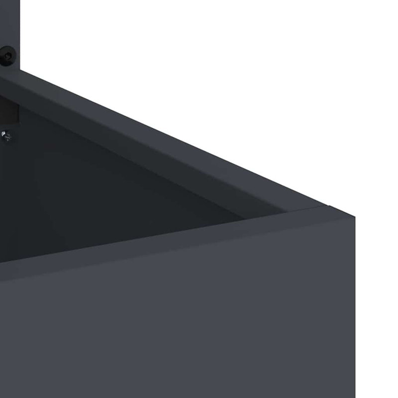 Planter Box, 140cm H x 50cm W x 50cm D, Anthracite