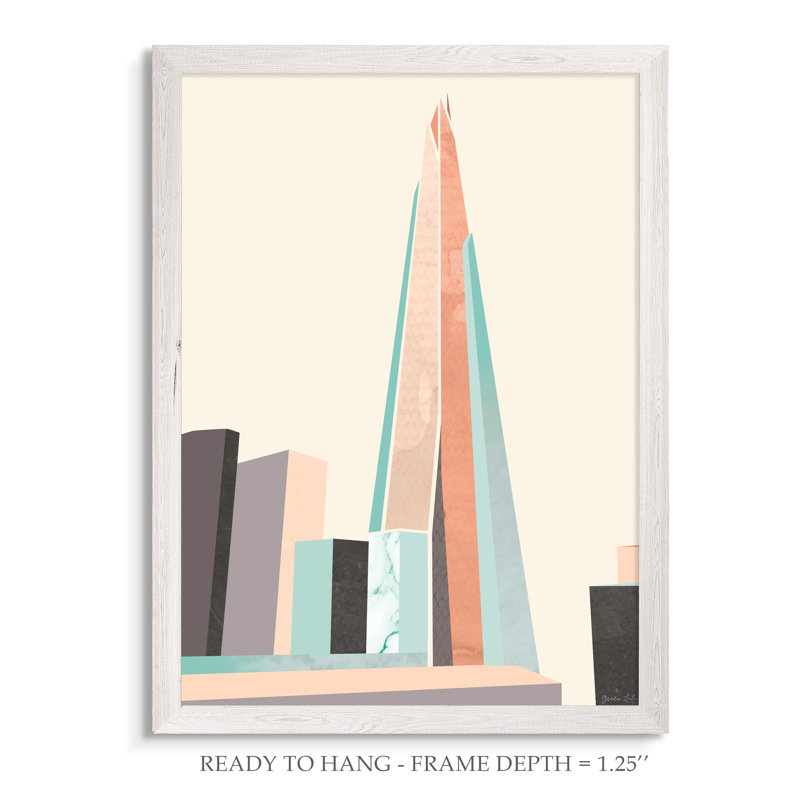 « graphicing architecture i » par paul cezanne-photo-cadre, reproduction d’art, H 38 po x l 28 po x P 1,25 po